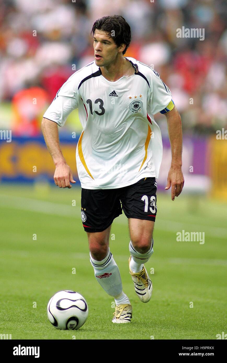 MICHAEL BALLACK Deutschland gegen Argentinien BERLIN Deutschland 30. Juni 2006 Stockfoto