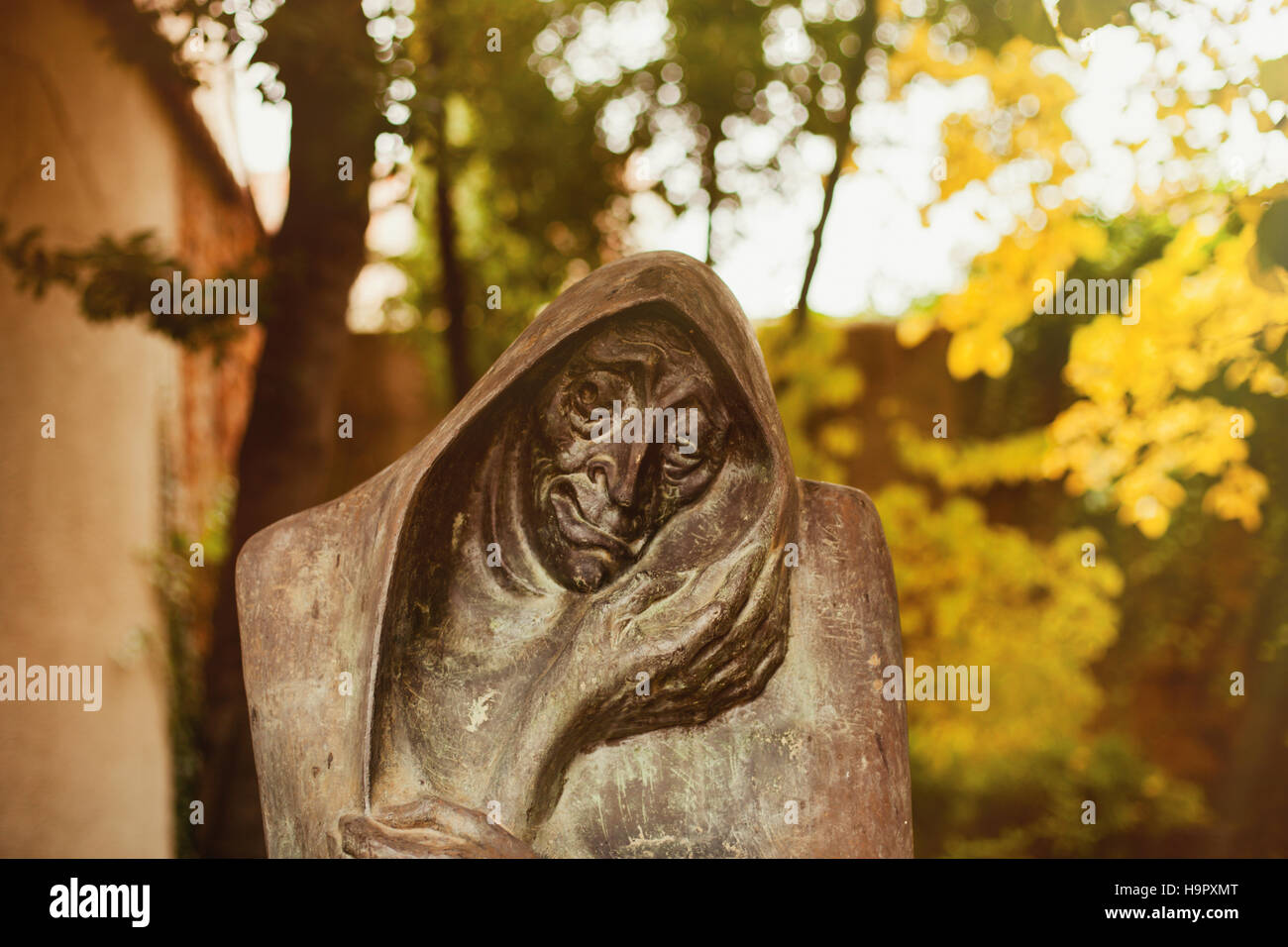 Statue von Celestina, Persönlichkeit der spanischen Literatur Stockfoto