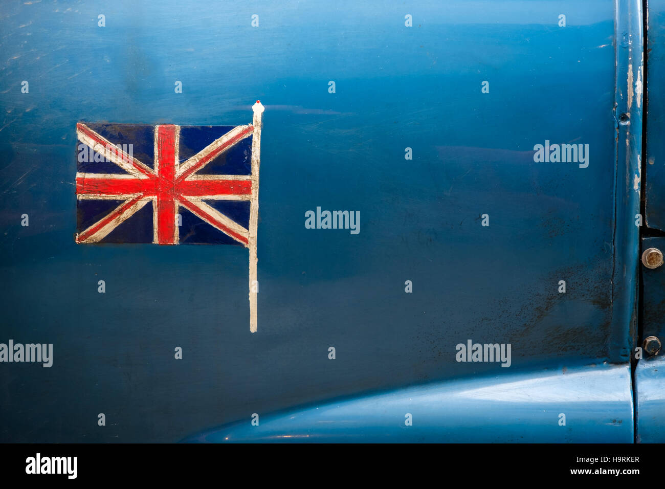 London, UK. 24. November 2016. Ein Nachbau des 1927 Bluebird von Sir Malcolm Campbell verwendet, um den Geschwindigkeitsrekord auf 4. Februar 1927 festgelegt. Bildnachweis: Martin Griffett/Alamy Live-Nachrichten Stockfoto