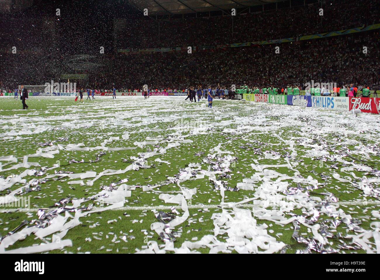 Olympia Stadion & TICKATAP Italien gegen Frankreich Olympiastadion BERLIN Deutschland 9. Juli 2006 Stockfoto Olympia Stadion & TICKATAP Italien gegen Frankreich Olympiastadion BERLIN Deutschland 9. Juli 2006 Stockfoto