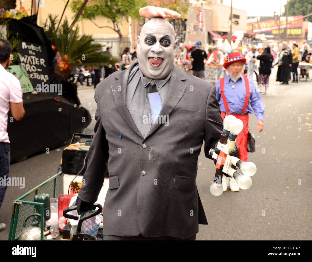 Atmosphäre auf der 2016 gelegentliche Doo-Dah-Parade in Pasadena. Stockfoto