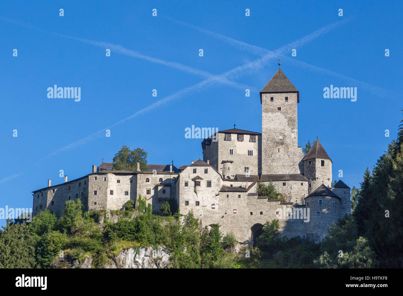 Burg Taufers, Sand in Taufers, Tauferer Ahrntal, Südtirol, Italien Stockfoto