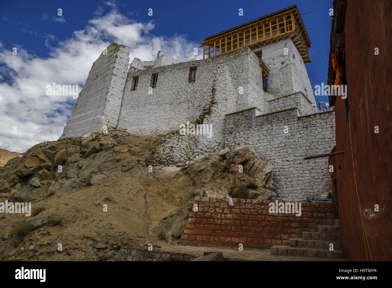 Namgyal Tsemos Tempel Stockfoto