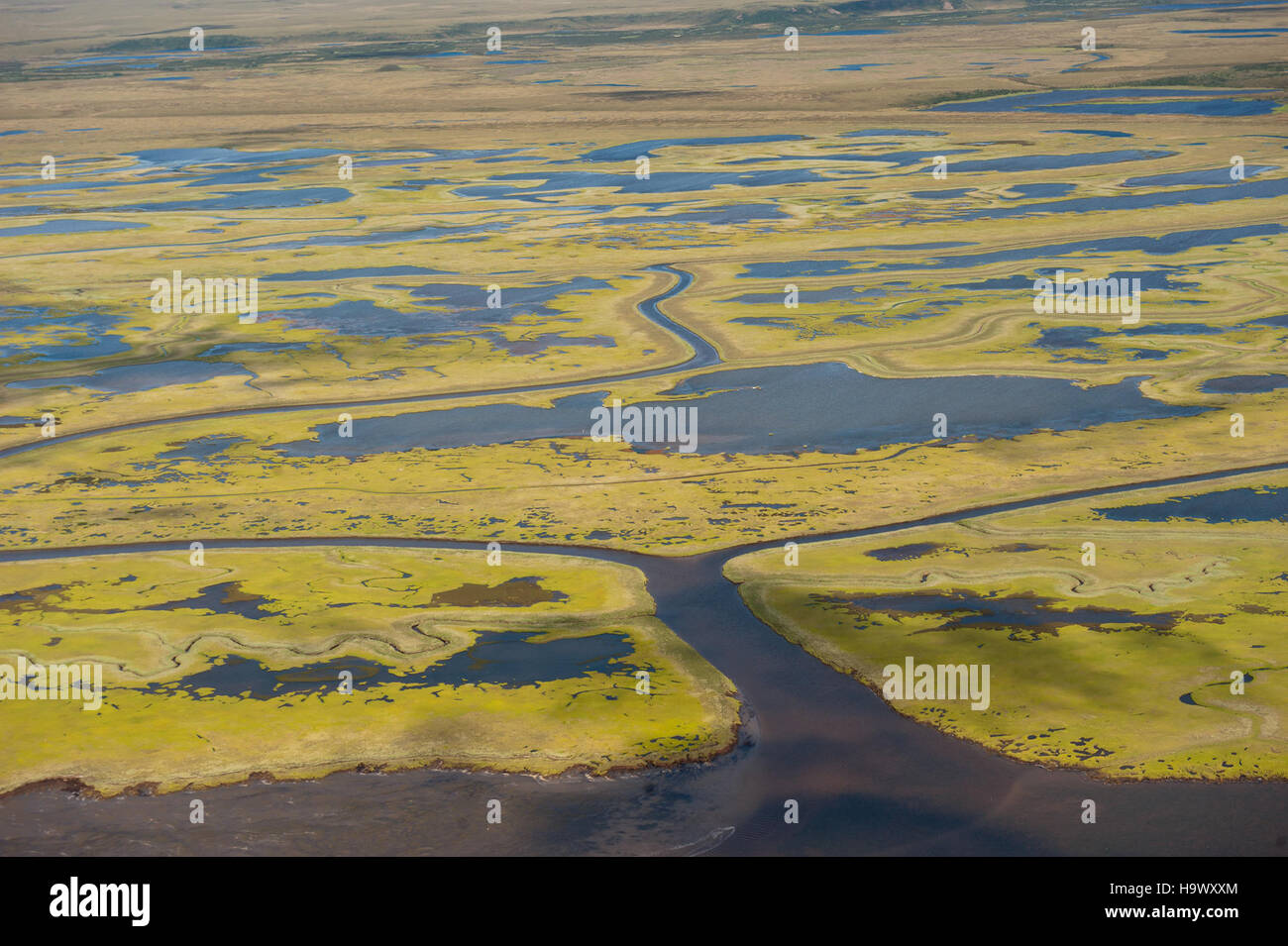 Alaskanps 8029777861 Wasserstraßen, Kotzebue-Sound Stockfoto