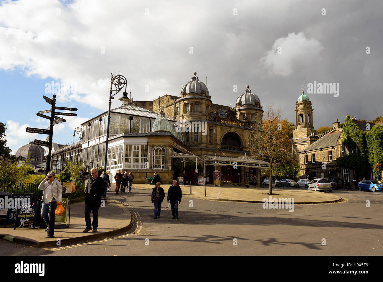 Opernhaus in der Spa Buxton im Peak District Derbyshire England Stockfoto