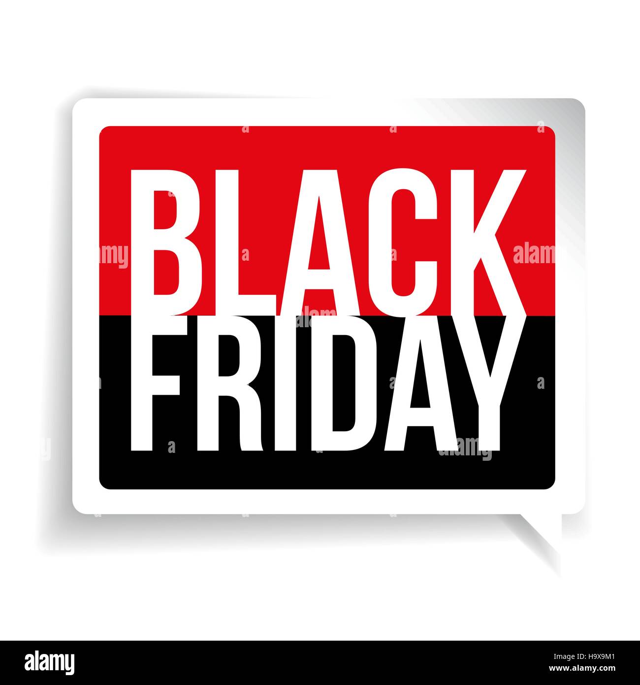 Schwarzer Freitag-Verkauf-Vektor Stock Vektor