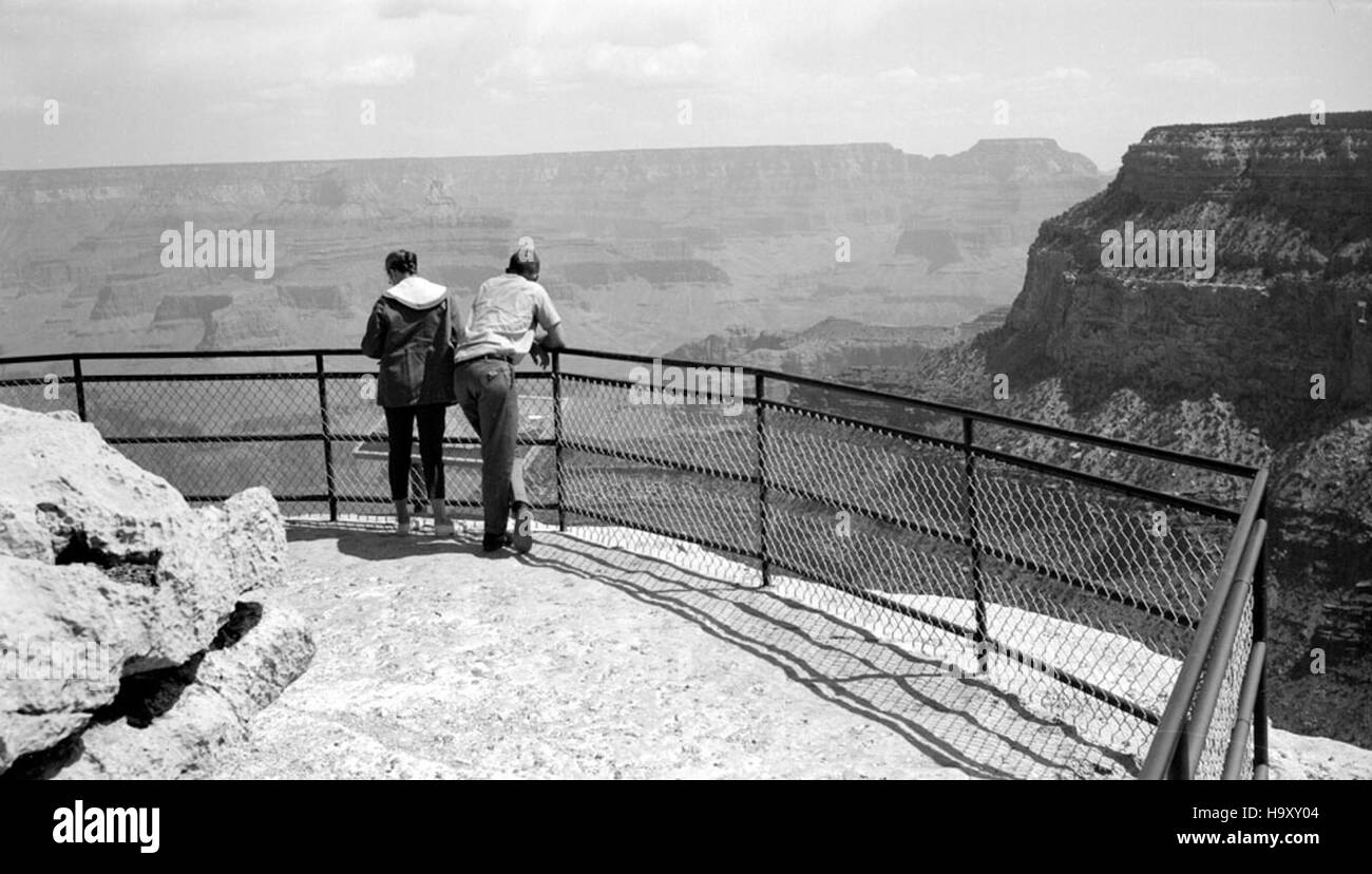 Grand Canyon Historic Trail View Scenic Stockfoto