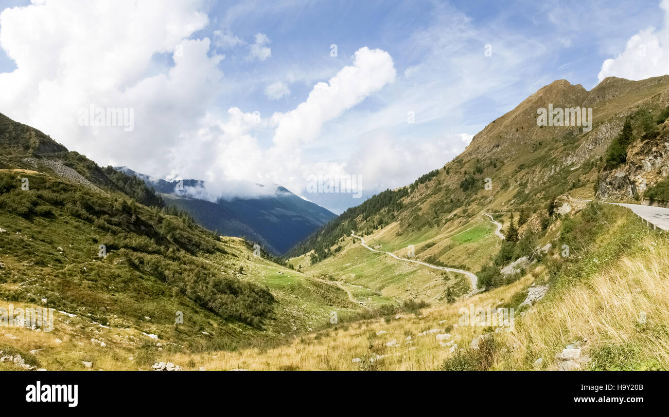 Passo San Marco, Italien 25. August 2015 Blick vom Gipfel des Passo