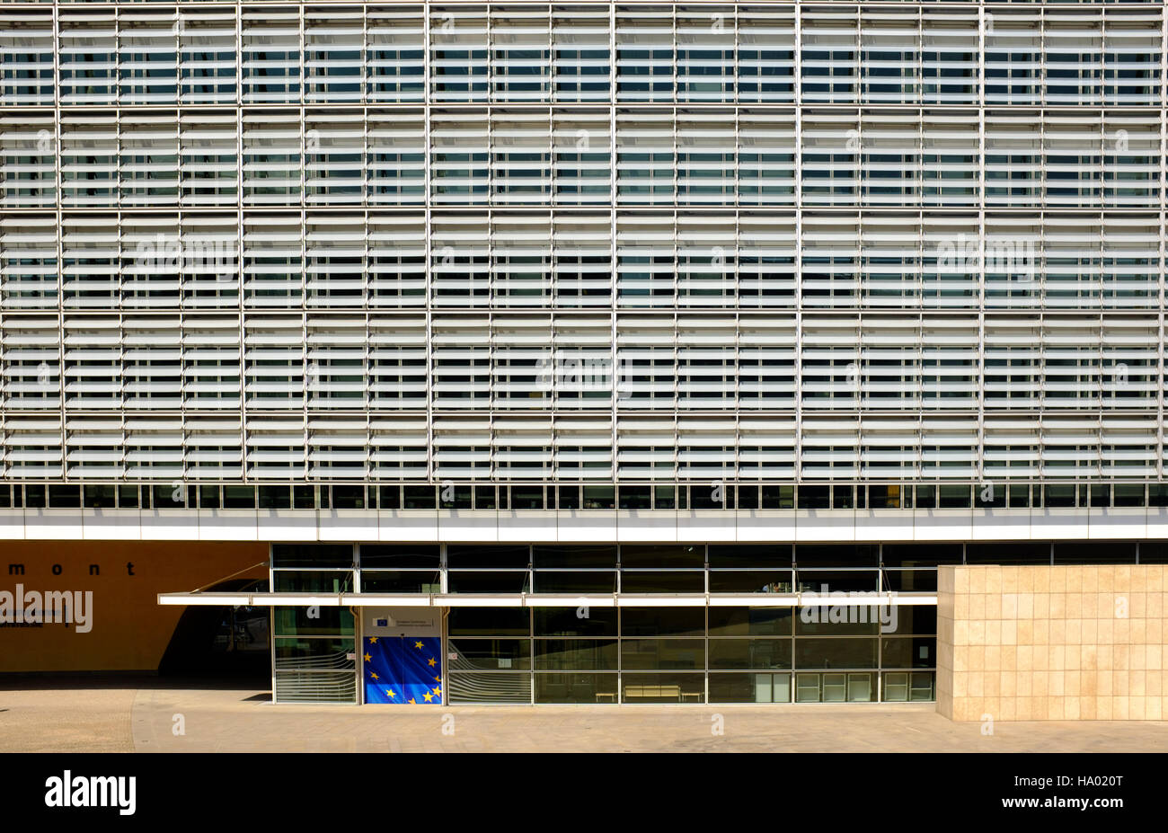 Das Berlaymont-Gebäude der Sitz der Europäischen Kommission, Brüssel, Belgien Stockfoto