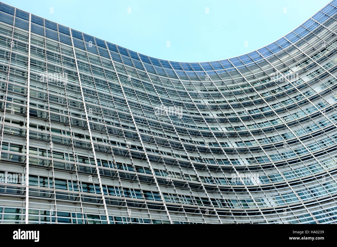 Das Berlaymont-Gebäude der Sitz der Europäischen Kommission, Brüssel, Belgien Stockfoto