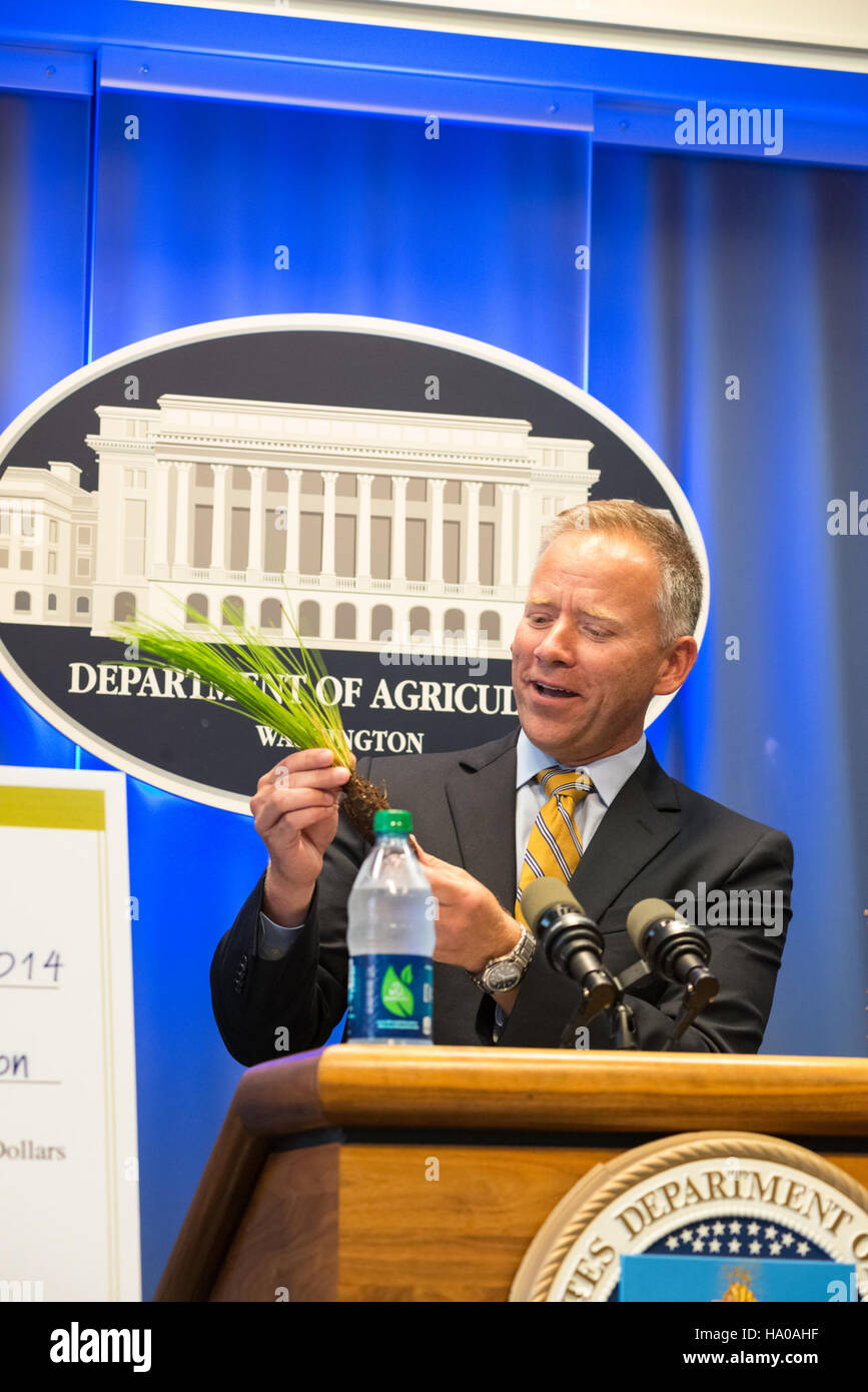 Die amerikanische Longleaf Restoration Initiative, die vom Natural Resources Conservation Service des USDA geleitet wird, zielt darauf ab, die Ökosysteme der Langblatt-Kiefer im Südosten der USA wiederherzustellen. Das Projekt konzentriert sich auf die Wiederherstellung von Lebensräumen, Waldbewirtschaftung und Artenschutz, um gesunde Ökosysteme zu fördern. Stockfoto