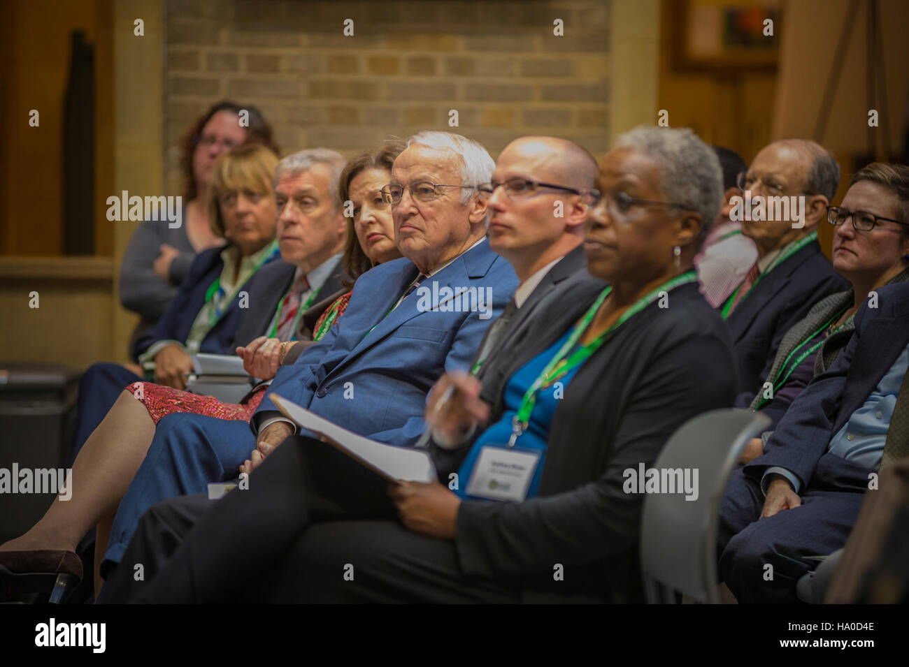 Der 40. Jahrestag des WIC-Programms wurde auf der USDA gefeiert, in der er sein Engagement für die Verbesserung der Ernährung von Frauen, Säuglingen und Kindern durch Initiativen im Bereich der öffentlichen Gesundheit und Unterstützung durch die Bevölkerung feierte. Stockfoto