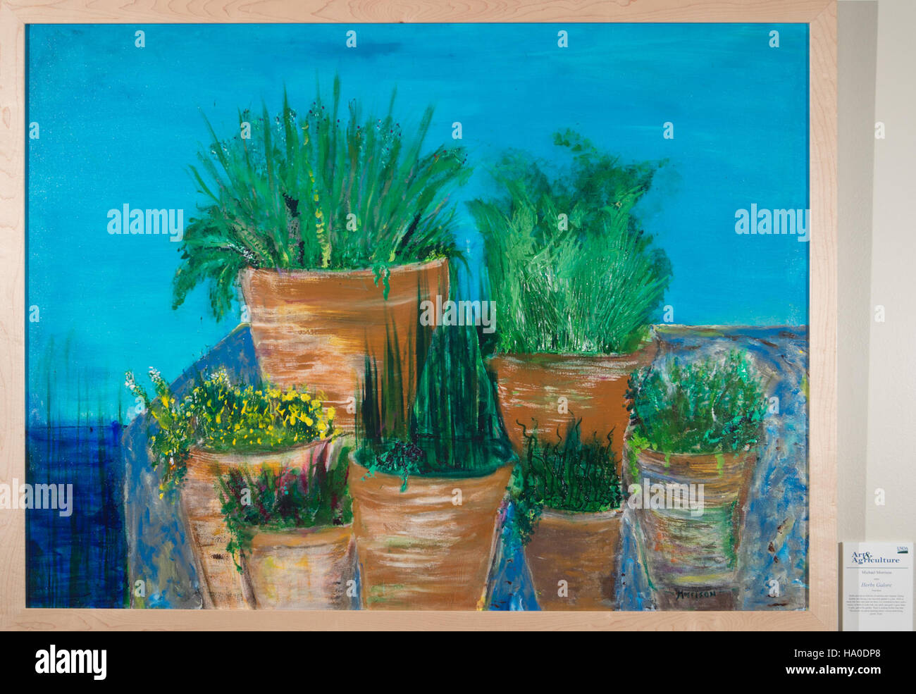 Dieses Bild zeigt Kunstwerke, die von einem USDA-Mitarbeiter erstellt wurden und die kreative Seite des öffentlichen Dienstes und die vielfältigen Talente innerhalb des US-Landwirtschaftsministeriums hervorheben. Stockfoto