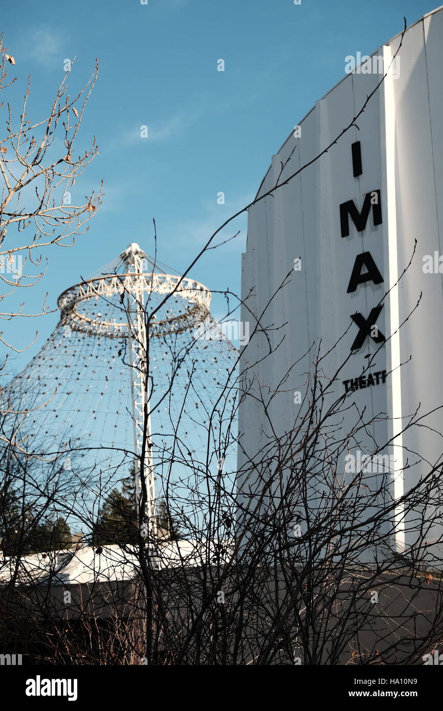 Das Imax in Spokane River Side Park Park, WA, USA Stockfoto