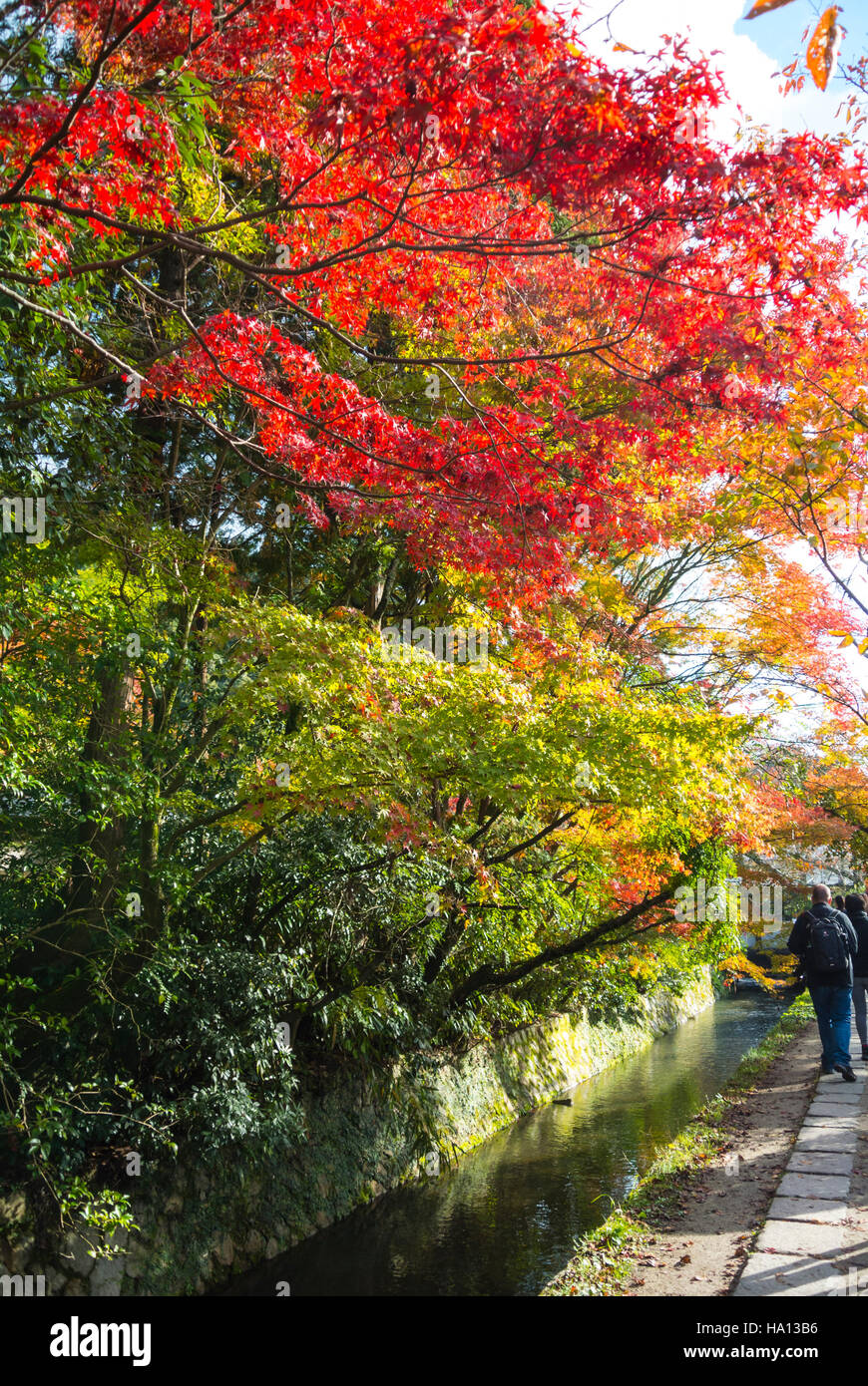 Philosophenweg Kyoto Japan Stockfoto