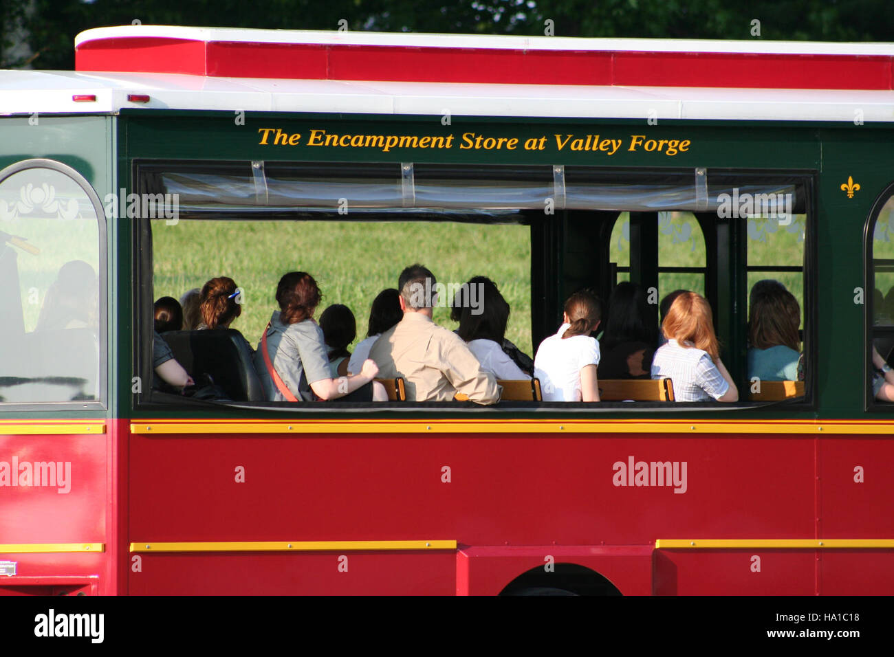 Valleyforgenationalpark 5615978973 nach Stunden auf Trolley-Tour Stockfoto