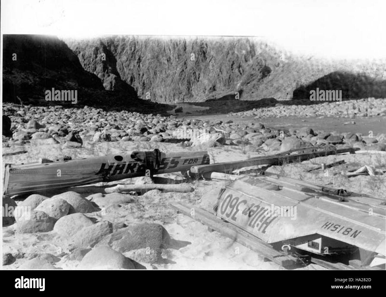 Grand Canyon Nps 4761471715 01969 Grand Canyon Historic - Phantom Ranch Hubschrauberabsturz 1950 Stockfoto