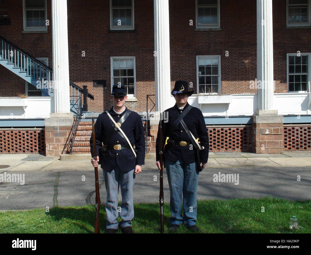 Im Governors Island National Park gibt es einen Einblick in die Vergangenheit und bewahrt das Erbe der Bürgerkriegszeit durch Bildung und Erhaltung der Geschichte. Stockfoto