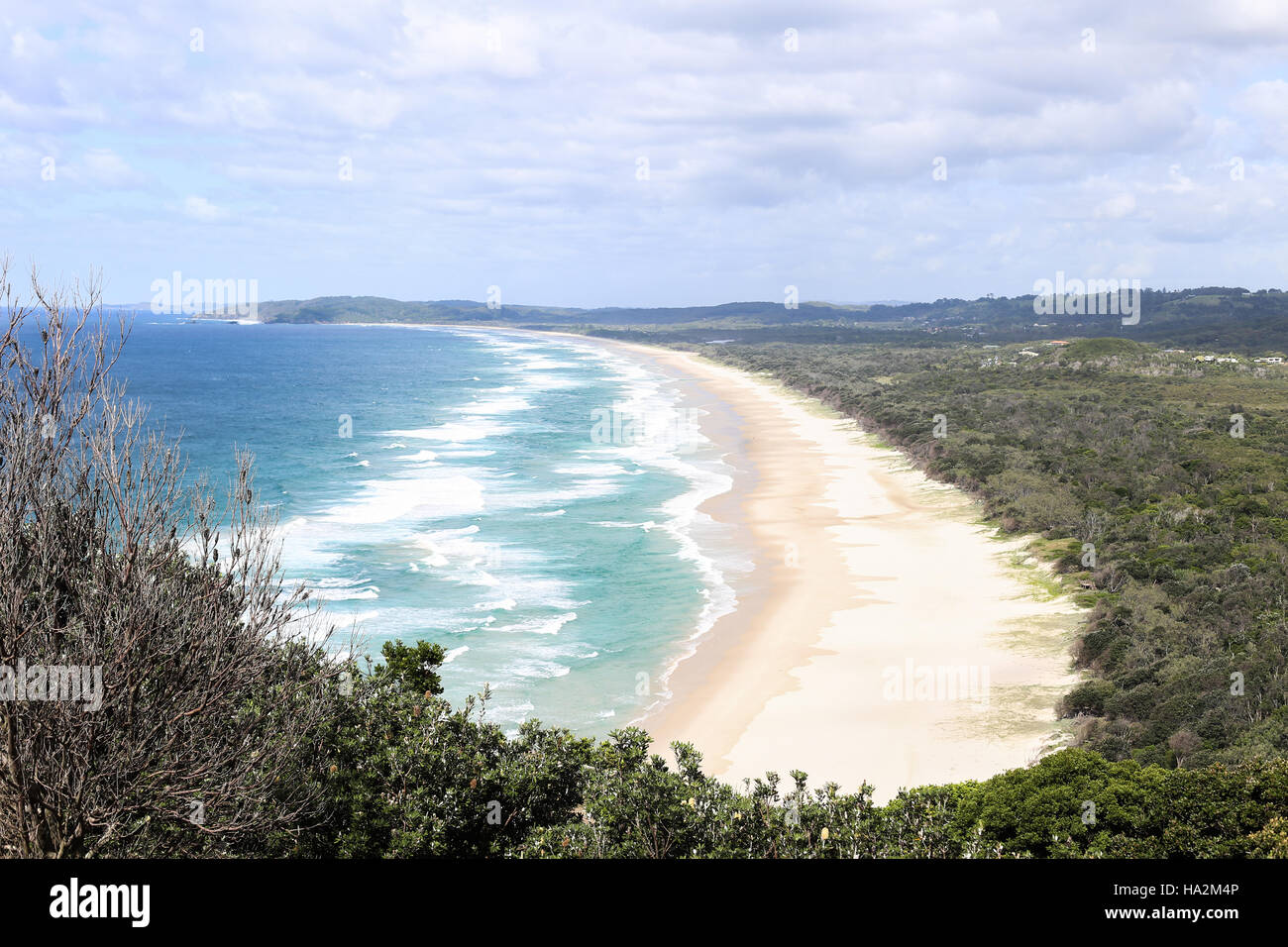 Leeren Strand, Byron Bay, New South Wales, Australien Stockfoto