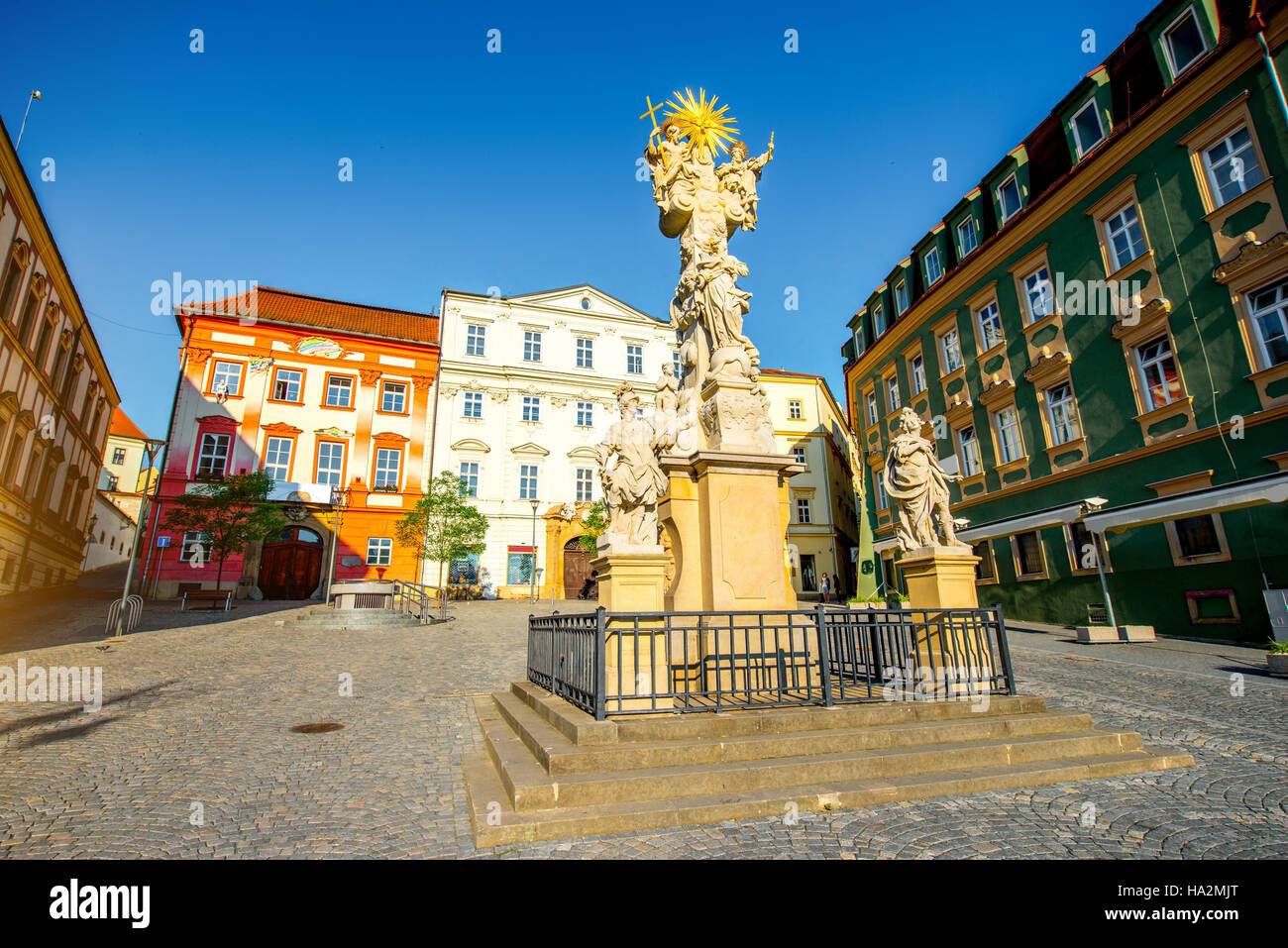 Zentralen Platz in der Stadt Brno Stockfoto