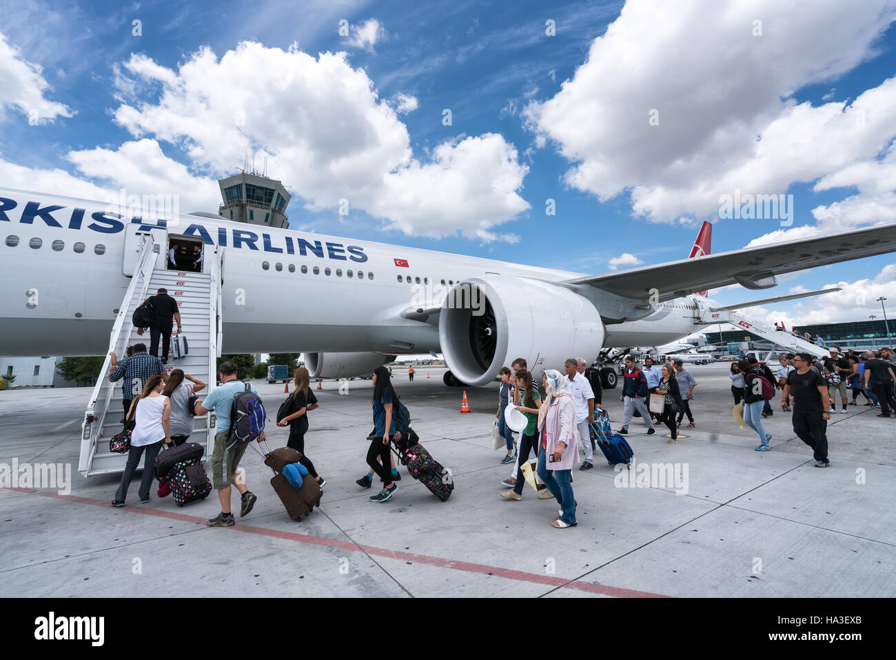 Istanbul Atatürk Flughafen in Istanbul, Türkei Stockfoto