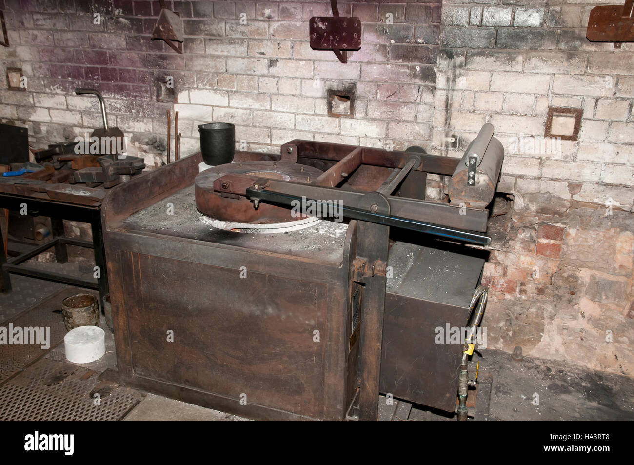 Gold-Gießerei Stockfoto