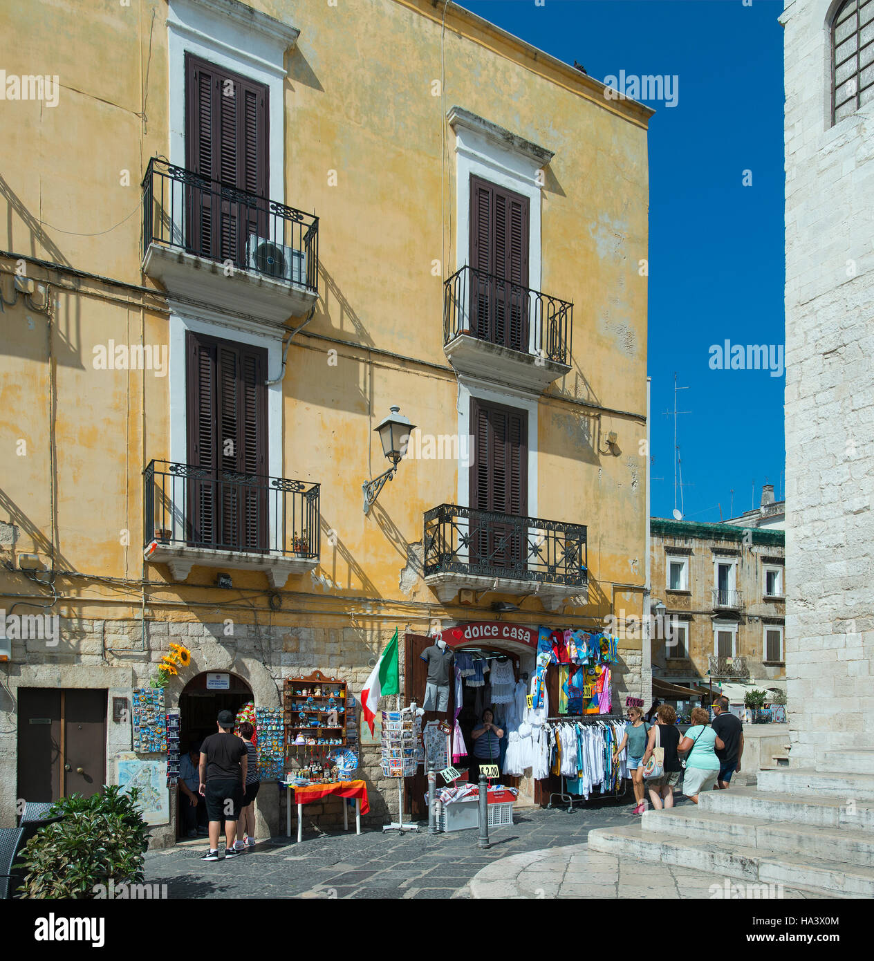 Einkaufen, Bari, Apulien, Italien Stockfoto