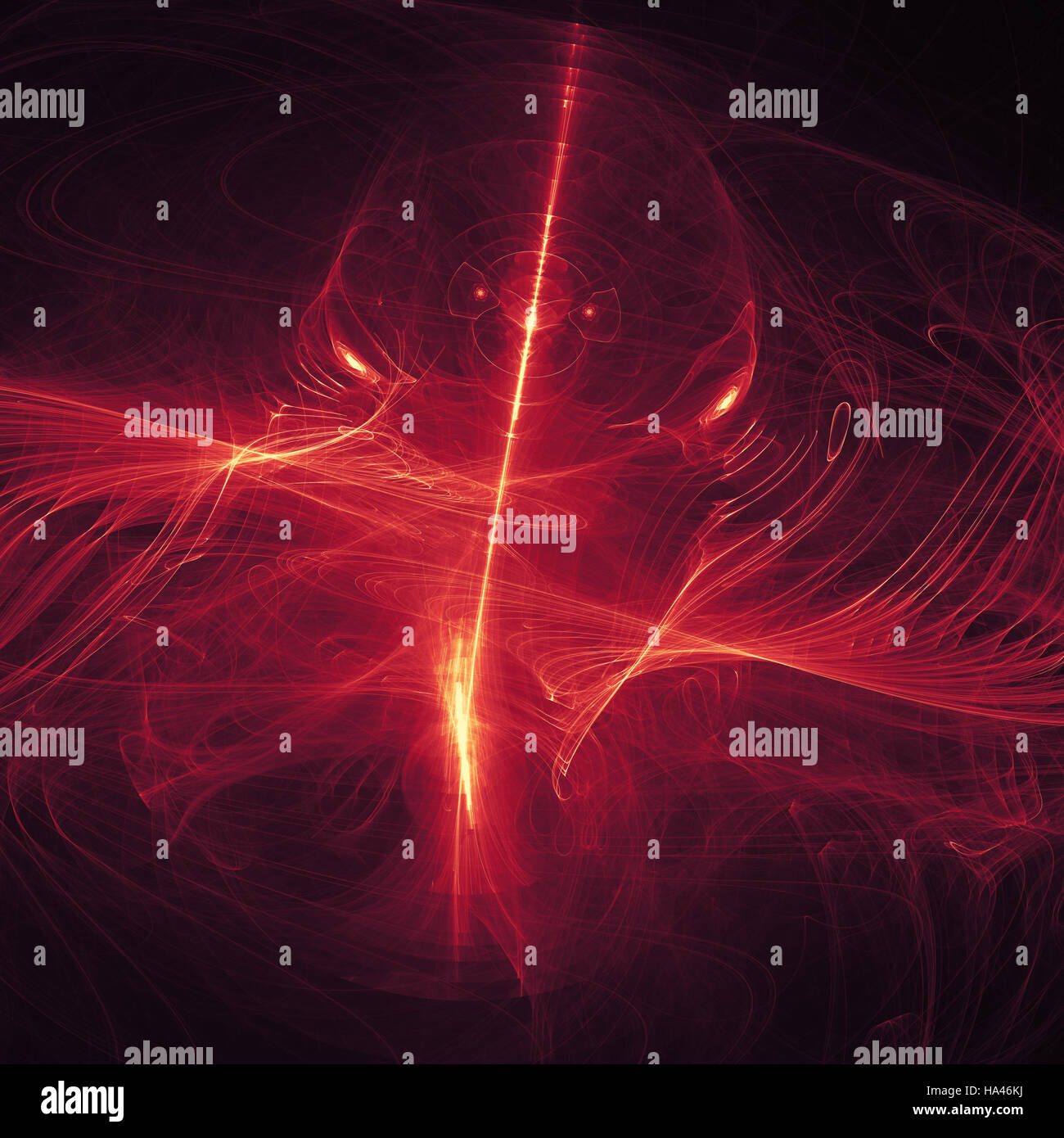 Fraktale Lichtformen 11014 Stockfoto