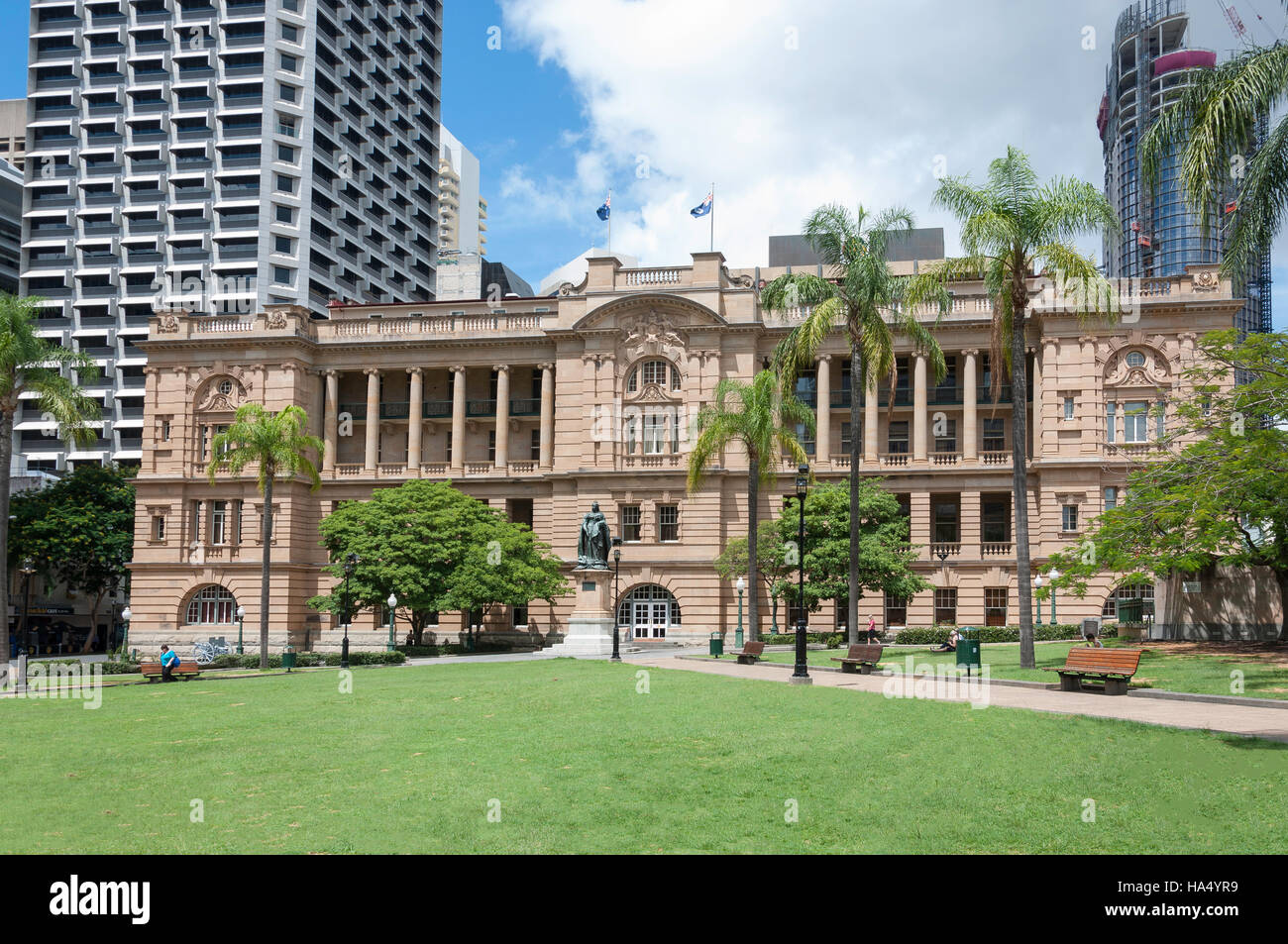 Treasury Casino & Hotel Brisbane, William Street, Brisbane City, Brisbane, Queensland, Australien Stockfoto