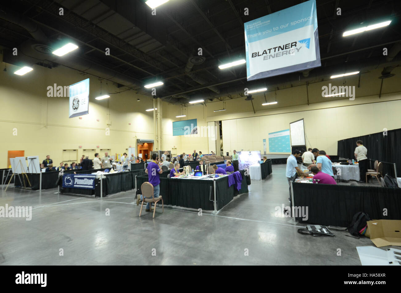 Das Energieministerium unterstützt Projekte zur Förderung wissenschaftlicher und technologischer Lösungen für globale Herausforderungen im Energiebereich und zur Eindämmung des Klimawandels. Stockfoto