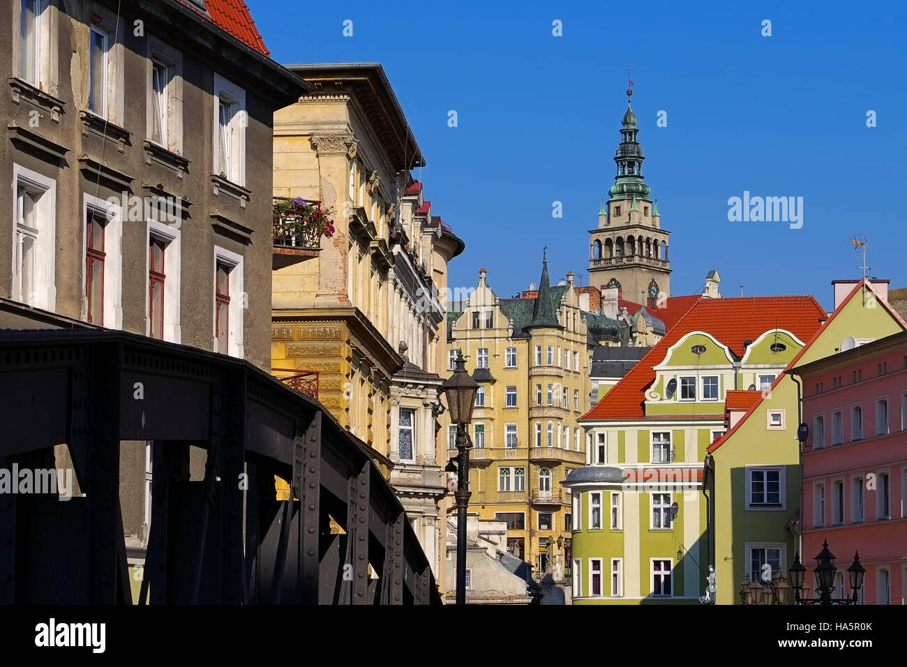 Glatz in Schlesien - die Stadt Klodzko (Glatz) in Schlesien, Polen Stockfoto