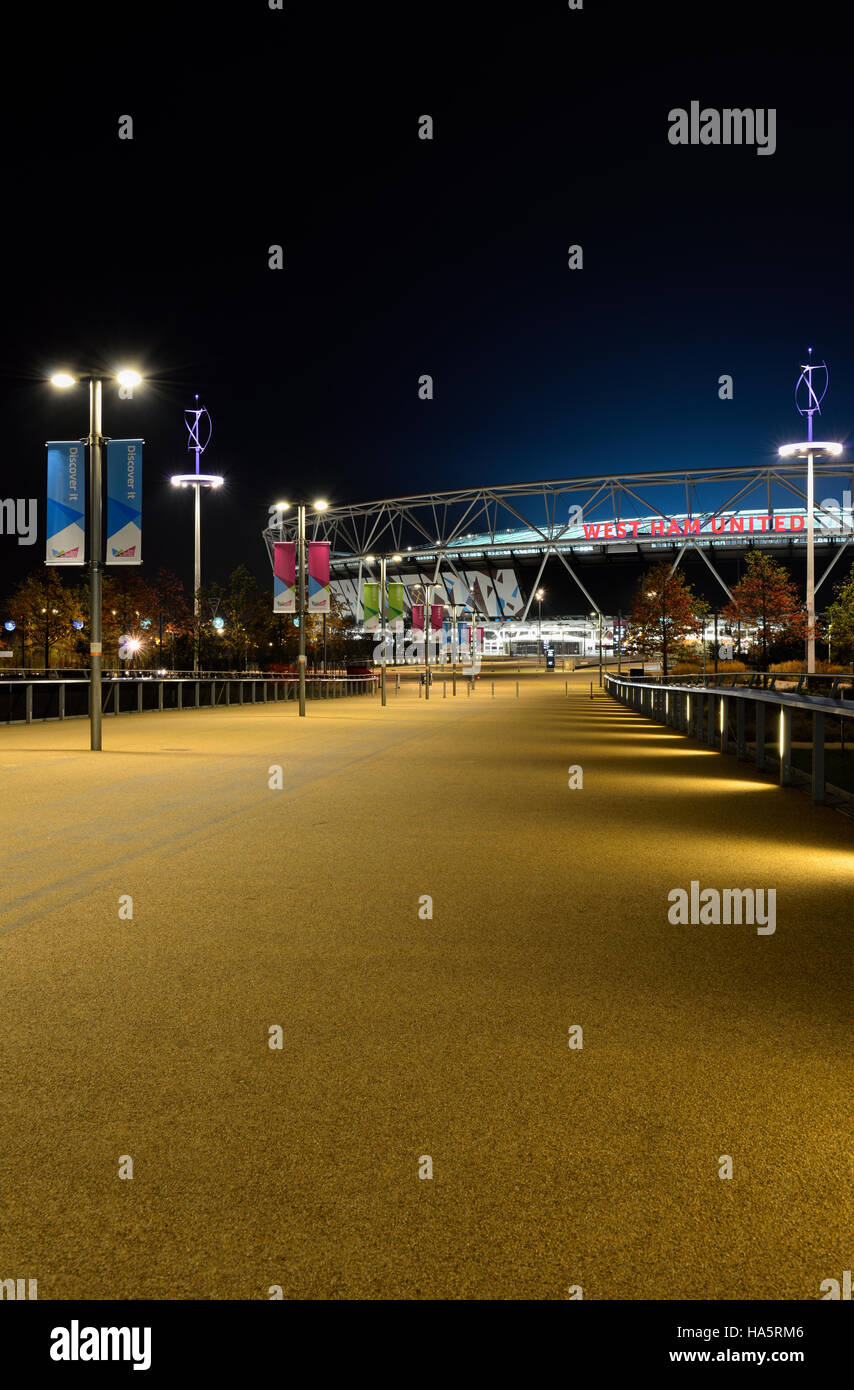 London-Stadion, Queen Elizabeth Olympic Park, Stratford, London E20, Vereinigtes Königreich Stockfoto