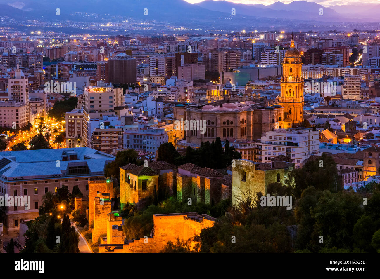 Kathedrale von Malaga, Andalusien, Spanien Stockfoto