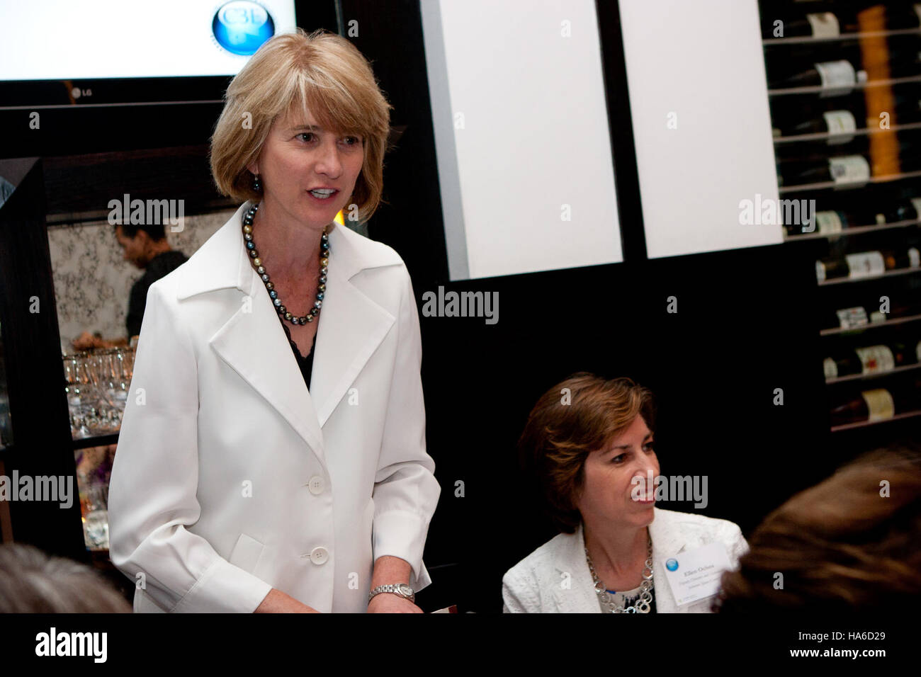 Dieses Bild zeigt die Bemühungen des Energieministeriums, Frauen in energiebezogenen Bereichen zu engagieren und zu stärken, indem die Gleichstellung der Geschlechter und Innovation im Energiesektor gefördert werden. Stockfoto