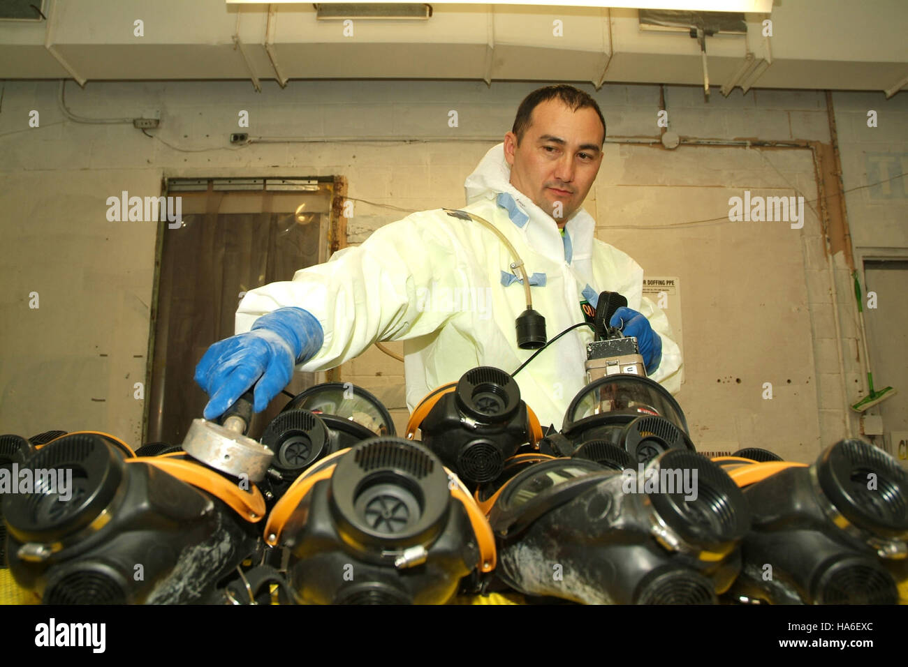 Departmentofenergy macht 7450129512 Techniker Sicherheit eine Top-Priorität für Paducah Recovery Act Arbeitnehmer Stockfoto