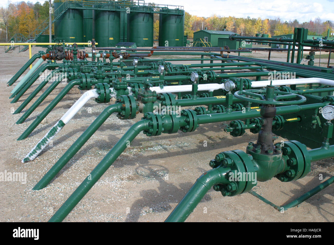 Das Energieministerium konzentriert sich auf Projekte zur Kohlenstoffbindung in Michigan, um die CO2-Emissionen zu reduzieren und den Klimawandel einzudämmen. Stockfoto