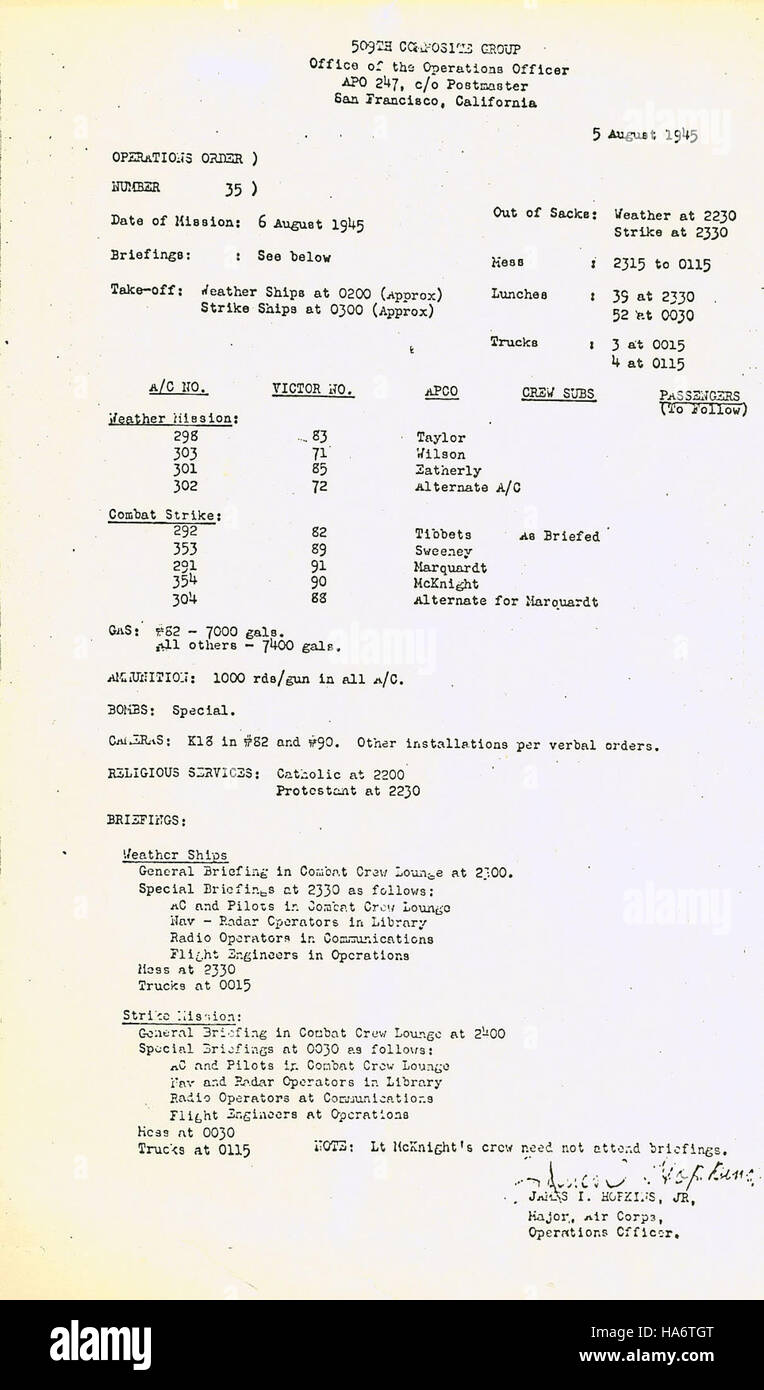 Dieses Foto zeigt die 509th Composite Group im Los Alamos National Laboratory und zeigt die Rolle der Gruppe bei der Entwicklung der Atombombe während des Manhattan Project im Zweiten Weltkrieg Stockfoto