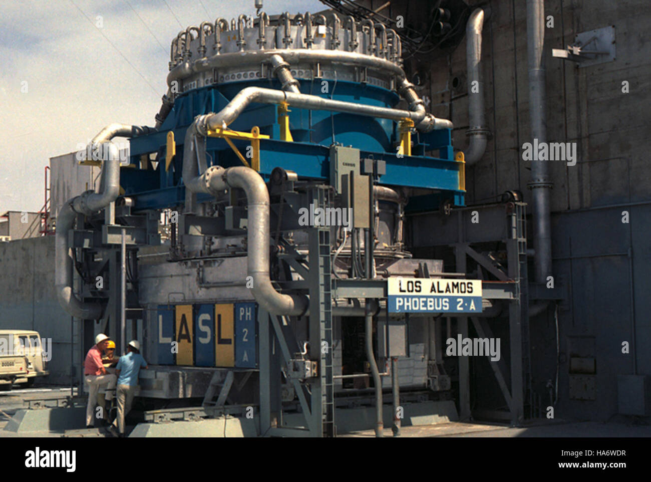 Das Phoebus 2A-Projekt, das 1968 am Los Alamos National Laboratory initiiert wurde, war Teil der Bemühungen der USA, fortschrittliche Nukleartechnologien zu entwickeln. Das Programm spielte eine Rolle in der Nuklearwissenschaft und -Politik während der Ära des Kalten Krieges. Stockfoto