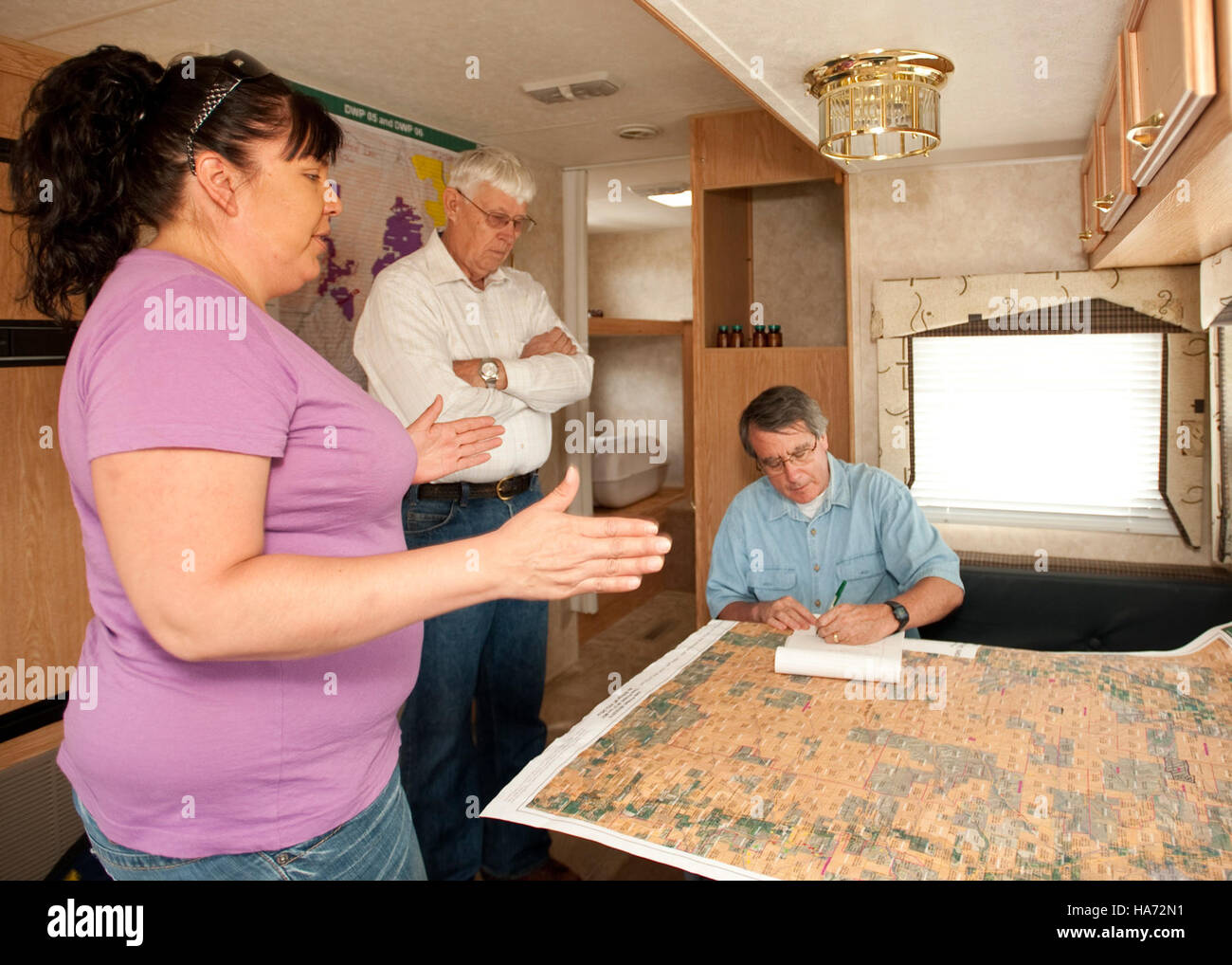 Usdagov 4974222291 lernen Land Eigentumsfragen im Crow-Indianer-Reservat Stockfoto