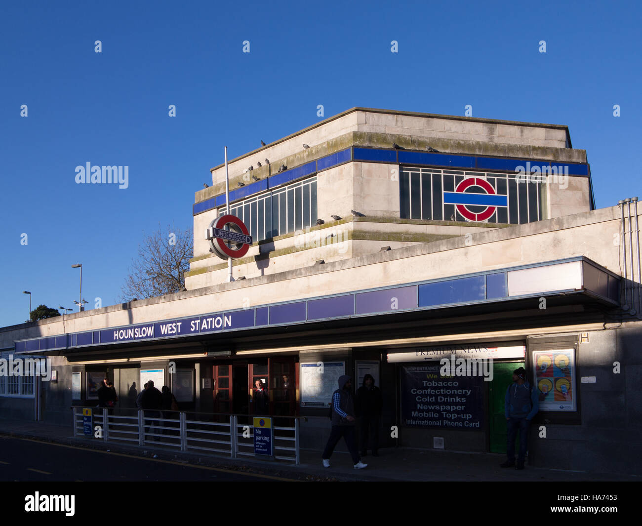 Hounslow West-u-Bahnstation Stockfoto