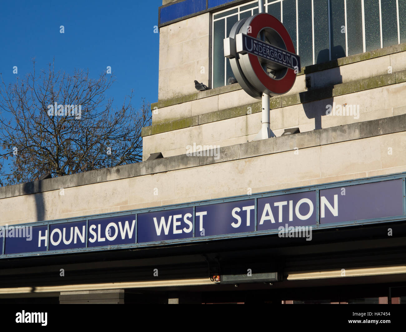 Hounslow West-u-Bahnstation Stockfoto