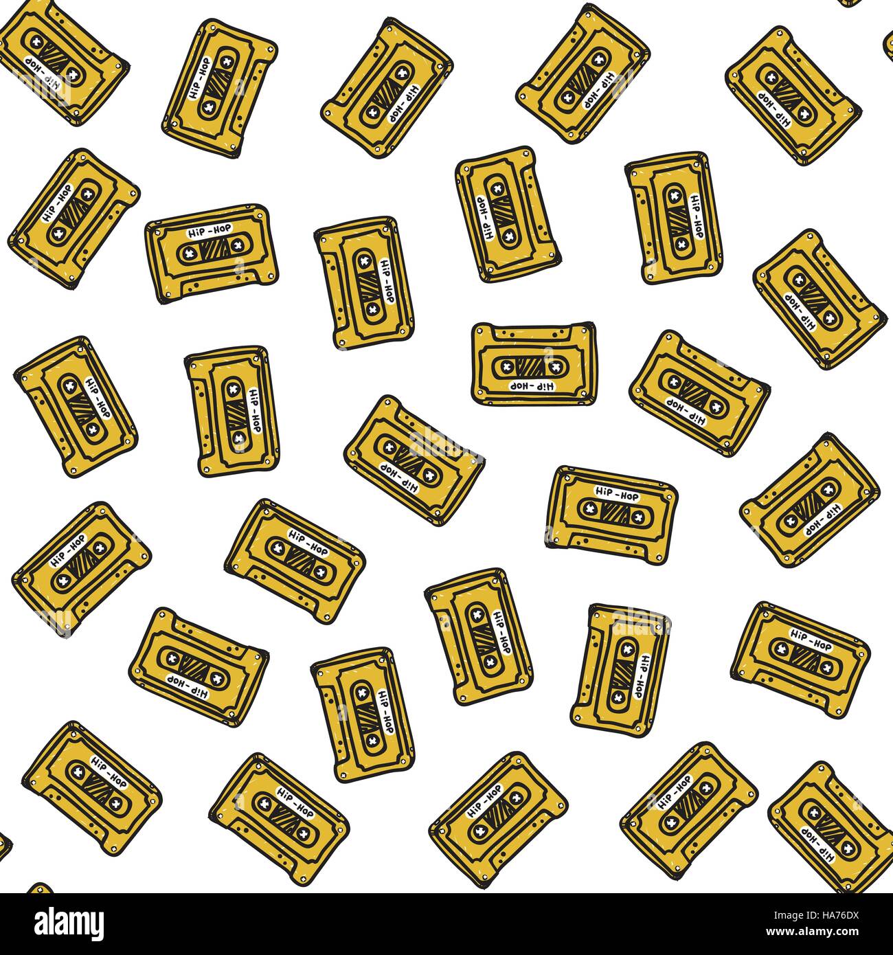 Nahtlose Muster Graffiti Stock Vektor