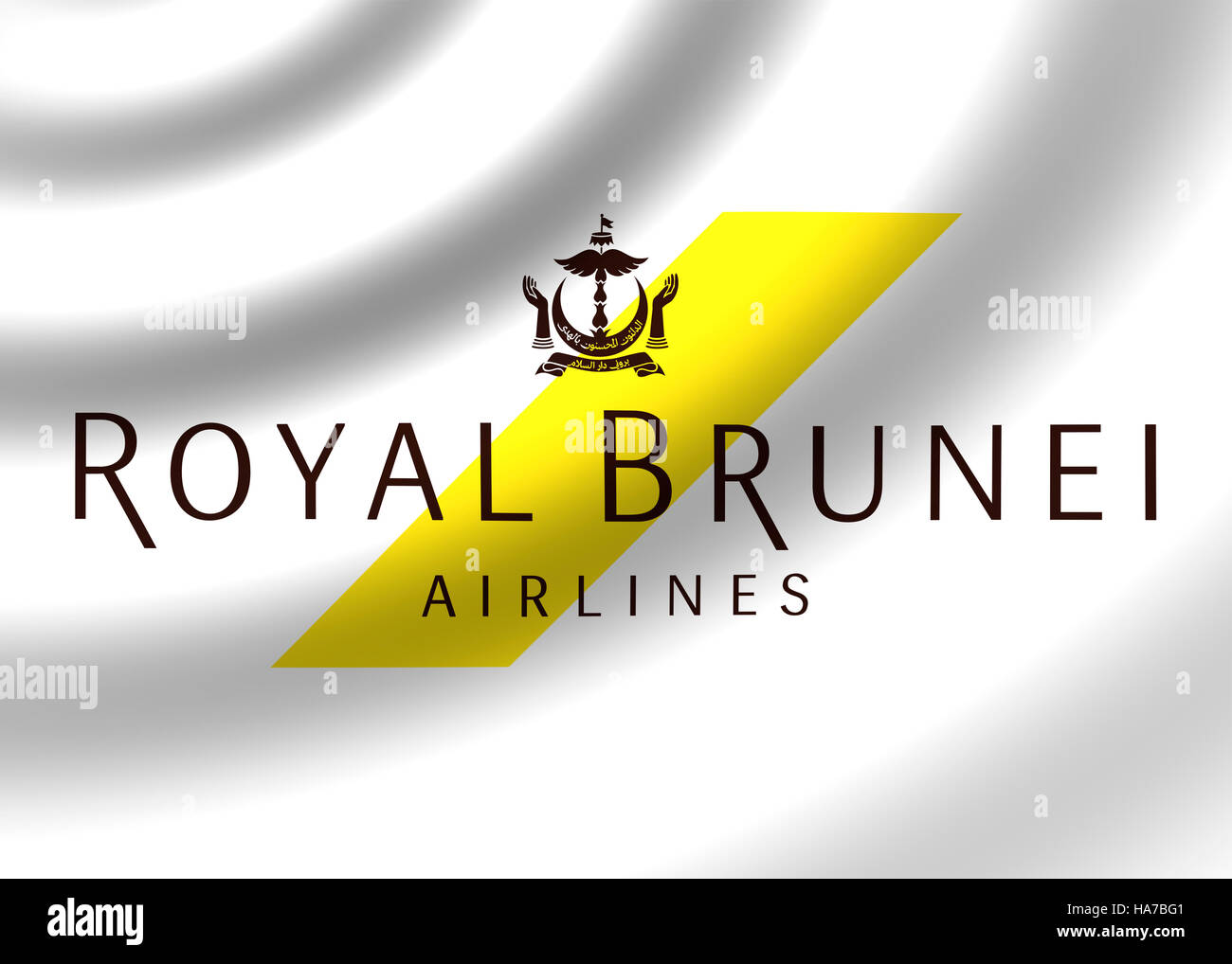 Royal Brunei Airlines logo Stockfoto