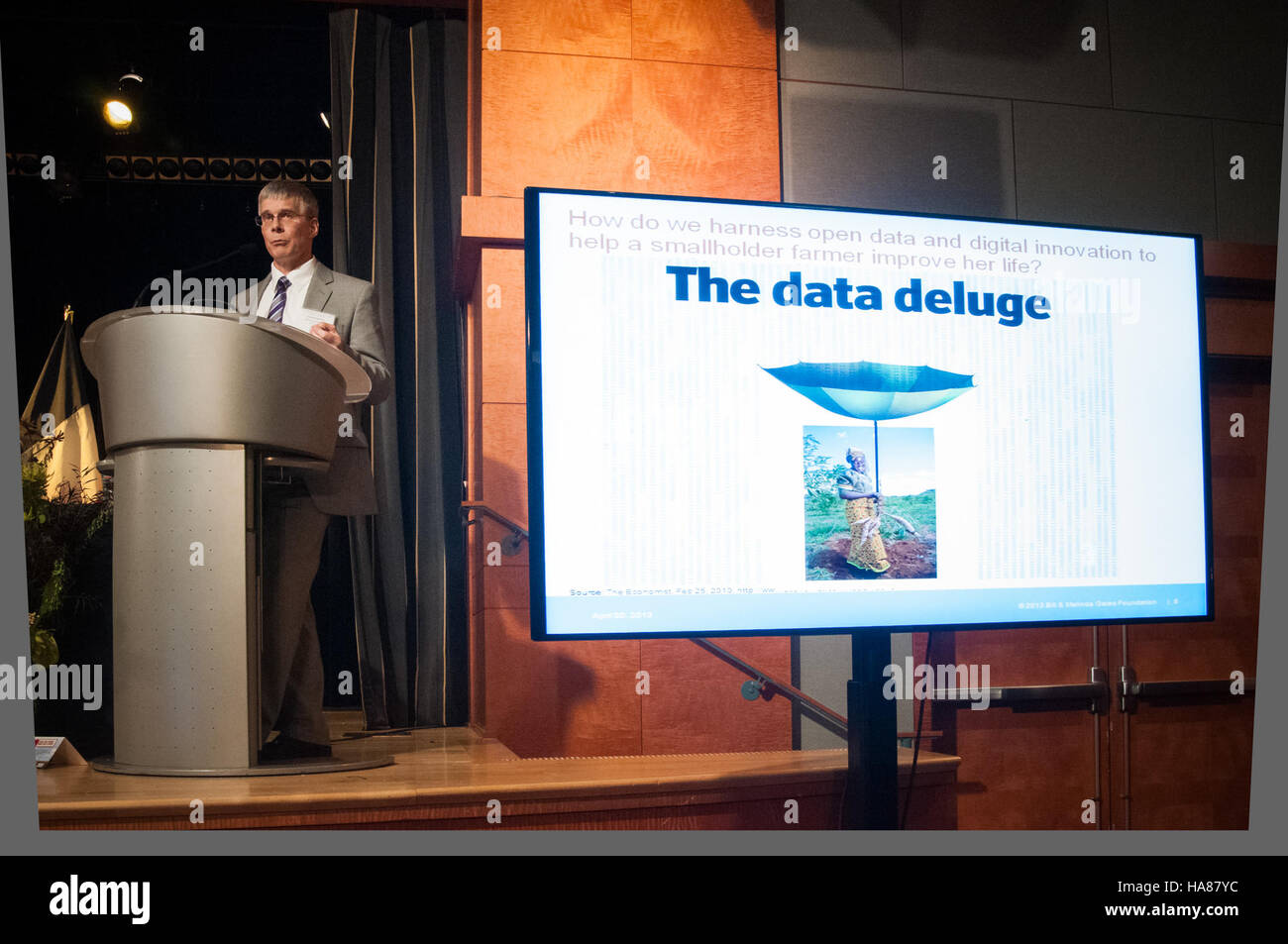 Auf der Internationalen Konferenz über offene Daten für die Landwirtschaft wurde die Rolle der digitalen Innovation und des Datenaustauschs bei der Förderung nachhaltiger Landwirtschaftspraktiken hervorgehoben, die von der USDA und globalen Partnern unterstützt werden. Stockfoto