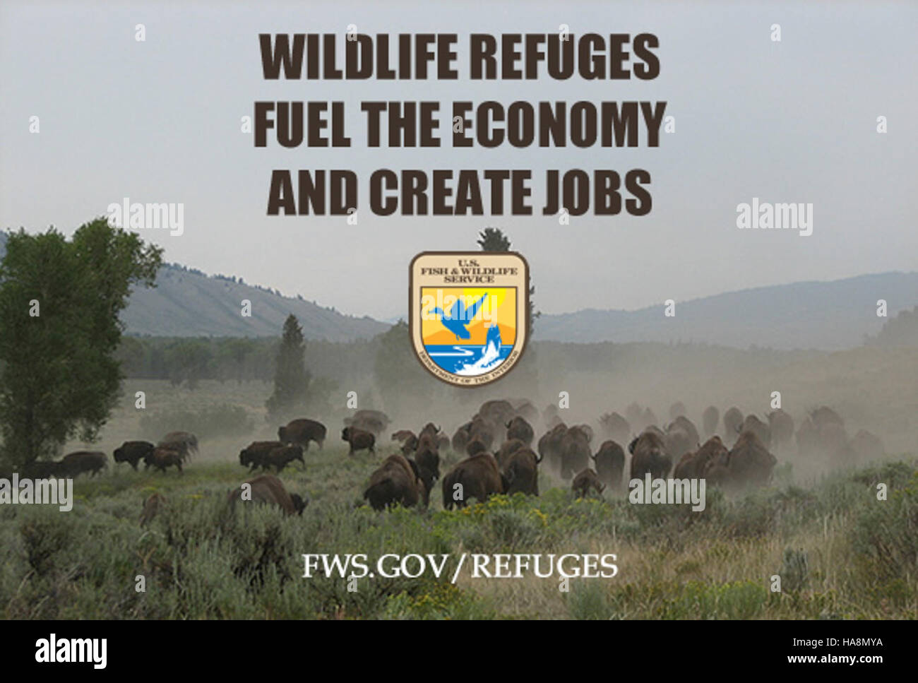 Usfwsmtnprairie 10696843413 wirtschaftlichen Auswirkungen der Wildnis-Schutz Stockfoto