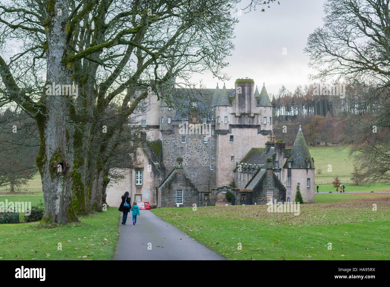 Castle Fraser, Aberdeenshire, Schottland, UK Stockfoto