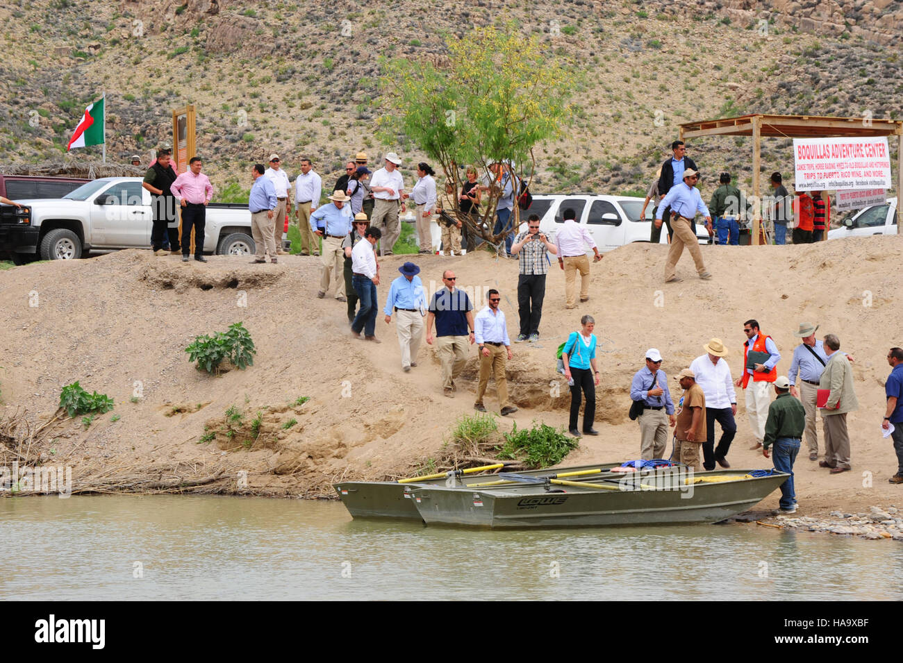 Der Big Bend National Park ist ein geschütztes Gebiet in Texas, das für seine Wüstenlandschaft, seine vielfältige Tierwelt und sein reiches kulturelles Erbe bekannt ist. Stockfoto