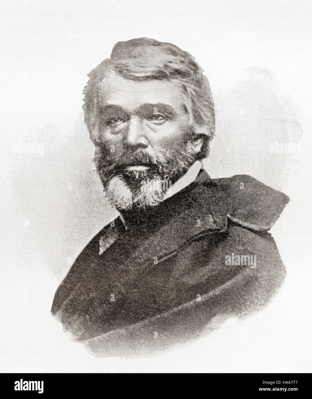 Thomas Carlyle, 1795 – 1881. Schottischer Philosoph, satirische Schriftsteller, Essayist, Historiker und Lehrer. Stockfoto