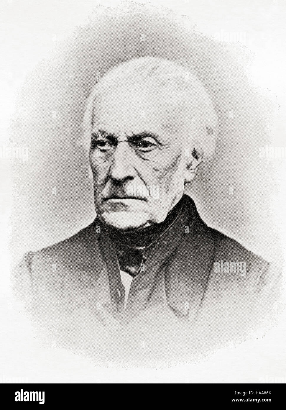 François Pierre Guillaume Guizot, 1787 – 1874.  Französischer Historiker, Redner und Staatsmann. Stockfoto
