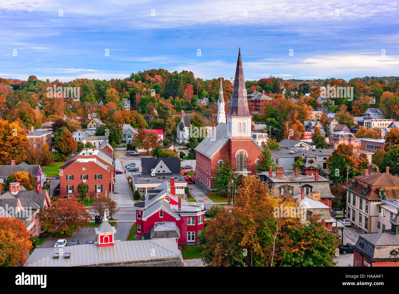 Montpelier, Vermont, USA Stadt Skyline. Stockfoto